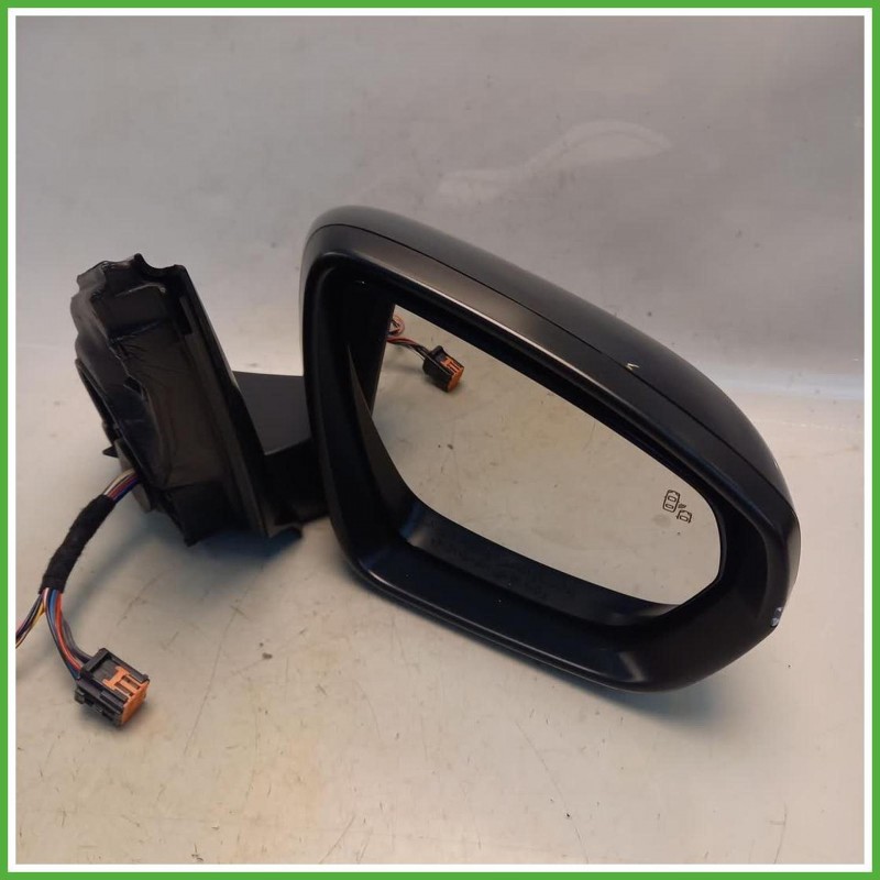Specchio Specchietto Retrovisore Destro DX Nero Peugeot 3008 2 Serie 2020-2023 Smr Originale Usato