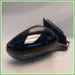 Specchio Specchietto Retrovisore Destro DX Nero Peugeot 3008 2 Serie 2020-2023 Smr Originale Usato