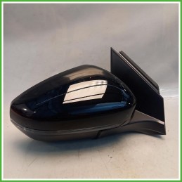Specchio Specchietto Retrovisore Destro DX Nero Peugeot 3008 2 Serie 2020-2023 Smr Originale Usato
