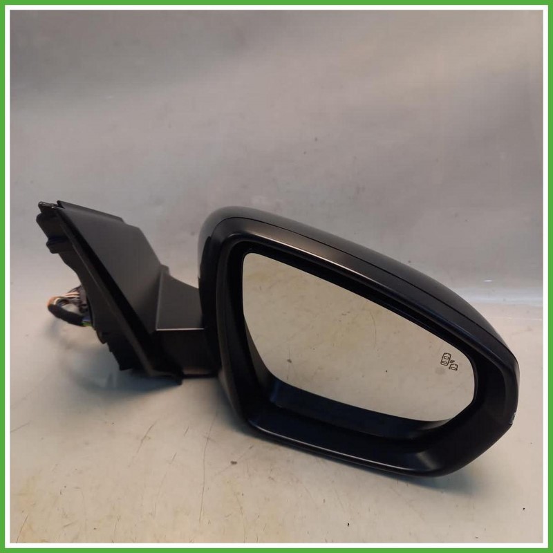 Specchio Specchietto Retrovisore Destro DX Nero Peugeot 3008 2 Serie 2020-2023 Smr Originale Usato