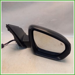 Specchio Specchietto Retrovisore Destro DX Nero Peugeot 3008 2 Serie 2020-2023 Smr Originale Usato