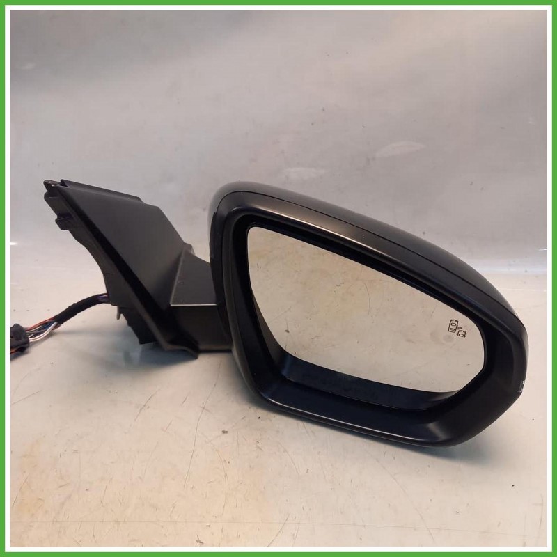 Specchio Specchietto Retrovisore Destro DX Nero Peugeot 3008 2 Serie 2020-2023 Smr Originale Usato