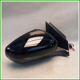 Specchio Specchietto Retrovisore Destro DX Nero Peugeot 3008 2 Serie 2020-2023 Smr Originale Usato