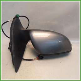 Specchio Specchietto Retrovisore Destro DX Grigio Volkswagen Golf 6 Serie 2008-2012 Smr 563102CB Originale Usato