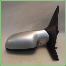 Specchio Specchietto Retrovisore Sinistro SX Grigio Renault Scenic 2 Serie 2005-2009 Schefenacker Originale Usato