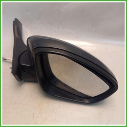 Specchio Specchietto Retrovisore Destro DX Grigio Peugeot 208 1 Serie 2015-2019 Ficosa Ficomirrors Originale Usato