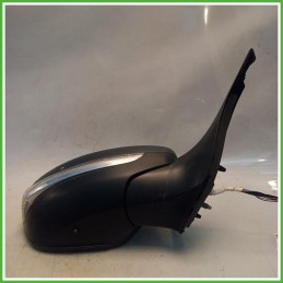 Specchio Specchietto Retrovisore Destro DX Grigio Peugeot 208 1 Serie 2015-2019 Ficosa Ficomirrors Originale Usato