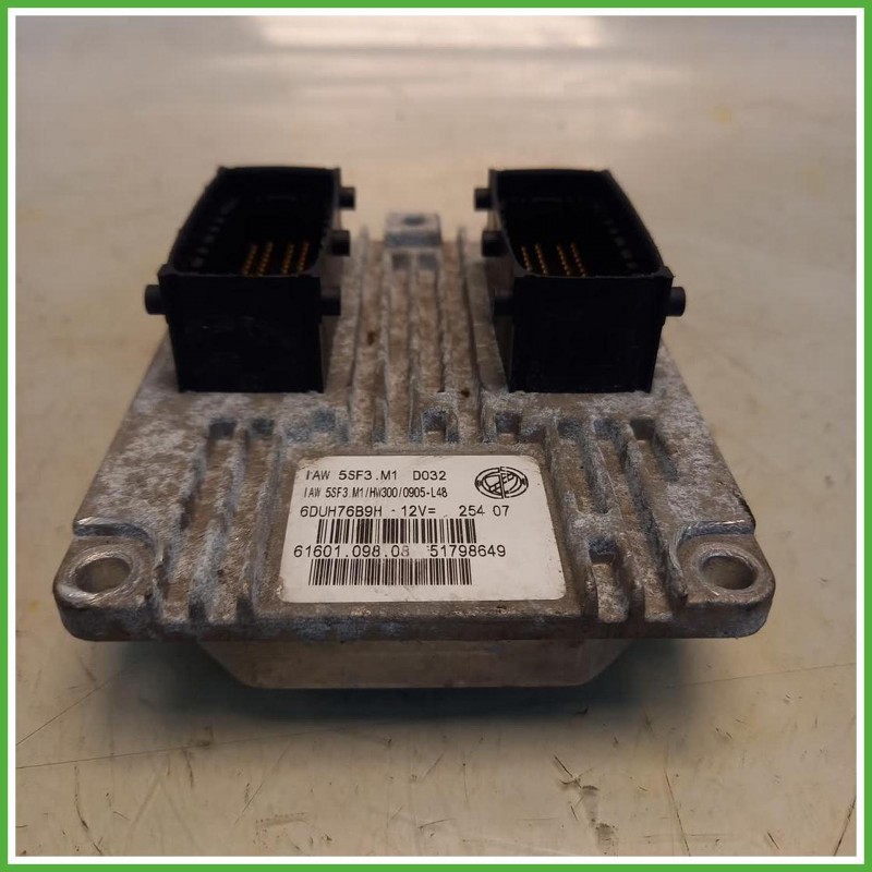 Centralina Motore Iniezione ECU Magneti Marelli IAW5SF3.M1 Fiat Grande Punto 1.2 Active 51798649 Benzina 2005-2010