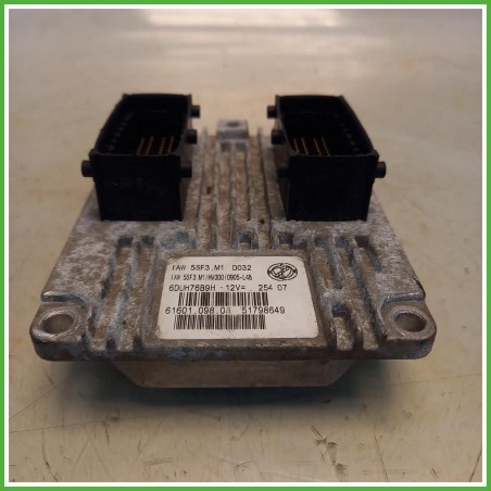 Centralina Motore Iniezione ECU Magneti Marelli IAW5SF3.M1 Fiat Grande Punto 1.2 Active 51798649 Benzina 2005-2010