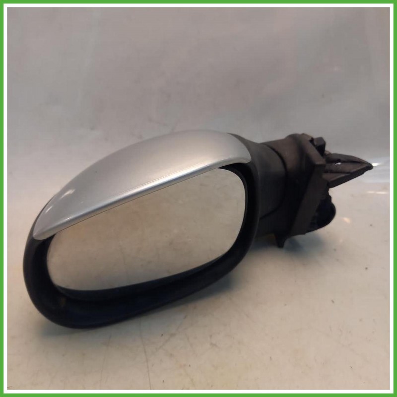 Specchio Specchietto Retrovisore Sinistro SX Grigio Citroen C3 1 Serie 2005-2009 Schefenacker Originale Usato