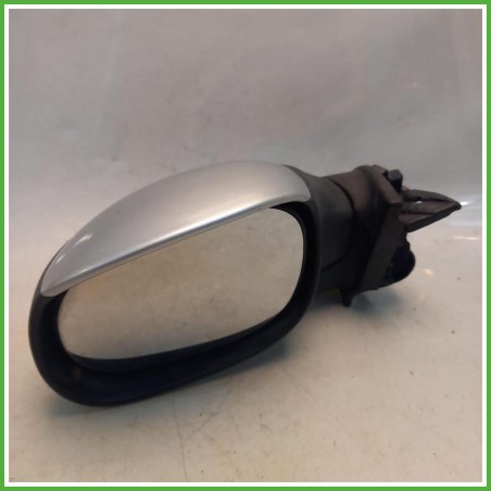 Specchio Specchietto Retrovisore Sinistro SX Grigio Citroen C3 1 Serie 2005-2009 Schefenacker Originale Usato