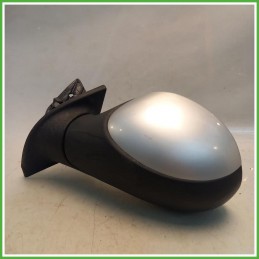 Specchio Specchietto Retrovisore Sinistro SX Grigio Citroen C3 1 Serie 2005-2009 Schefenacker Originale Usato