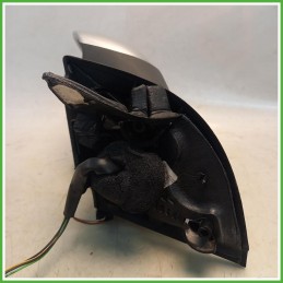 Specchio Specchietto Retrovisore Sinistro SX Grigio Citroen C3 1 Serie 2005-2009 Schefenacker Originale Usato