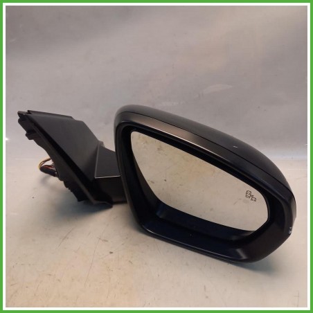 Specchio Specchietto Retrovisore Destro DX Nero Peugeot 3008 2 Serie 2020-2023 Smr Originale Usato