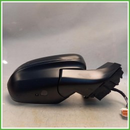 Specchio Specchietto Retrovisore Destro DX Nero Peugeot 3008 2 Serie 2020-2023 Smr Originale Usato