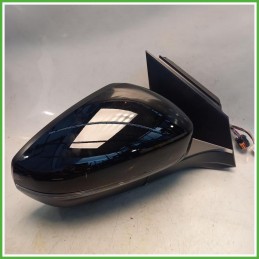 Specchio Specchietto Retrovisore Destro DX Nero Peugeot 3008 2 Serie 2020-2023 Smr Originale Usato