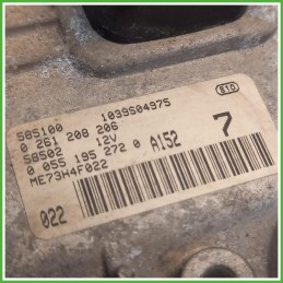 Centralina Motore Iniezione ECU Bosch 0281208206 Fiat Idea 1.4 Active 16v. 55208855 Benzina 2003-2008