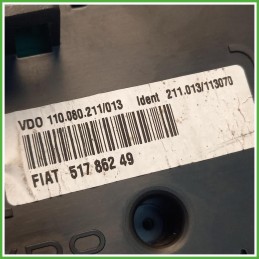 Quadro Strumenti Vdo 110080211013 Lancia Ypsilon 2 Serie 1.2 Oro 51786249 2006-2010