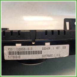 Quadro Strumenti Vdo 110080211013 Lancia Ypsilon 2 Serie 1.2 Oro 51786249 2006-2010