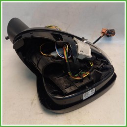 Specchio Specchietto Retrovisore Destro DX Nero Opel Crossland X 2020 Magna Originale Usato