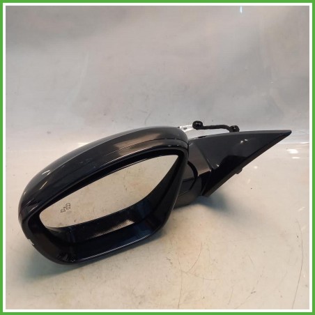 Specchio Specchietto Retrovisore Sinistro SX Nero Peugeot 508 2 Serie 2023 Magna Originale Usato