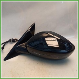 Specchio Specchietto Retrovisore Sinistro SX Nero Peugeot 508 2 Serie 2023 Magna Originale Usato