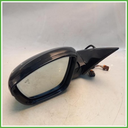 Specchio Specchietto Retrovisore Sinistro SX Nero Peugeot 508 2 Serie 2023 Magna Originale Usato