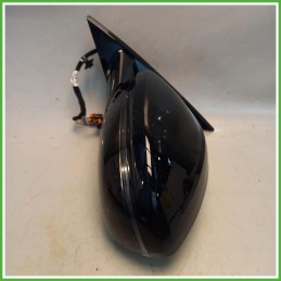 Specchio Specchietto Retrovisore Sinistro SX Nero Peugeot 508 2 Serie 2023 Magna Originale Usato