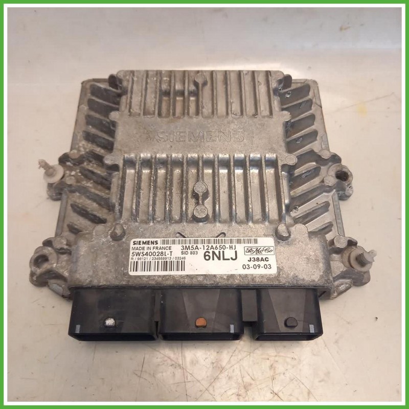 Centralina Motore Iniezione ECU Siemens 5WS40028L-T Ford C-Max 1 Serie 2.0 TDCi 16v. 1307095 Gasolio 2003-2007
