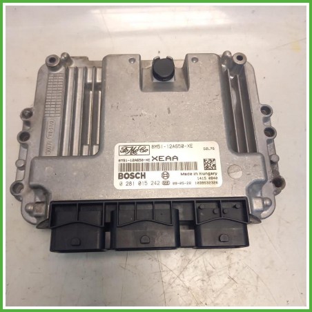 Centralina Motore Iniezione ECU Bosch 0281015242 Ford Focus 3 Serie SW 1.6 TDCi 16v. 8M51-12A650-XE Gasolio 2008-2011