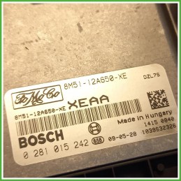 Centralina Motore Iniezione ECU Bosch 0281015242 Ford Focus 3 Serie SW 1.6 TDCi 16v. 8M51-12A650-XE Gasolio 2008-2011