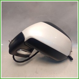 Specchio Specchietto Retrovisore Sinistro SX Bianco Peugeot 3008 1 Serie 2009-2013 Ficosa Ficomirrors Originale Usato