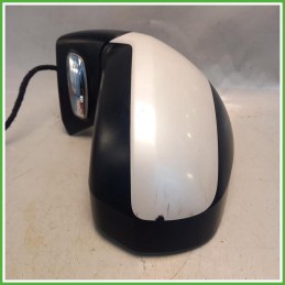 Specchio Specchietto Retrovisore Sinistro SX Bianco Peugeot 3008 1 Serie 2009-2013 Ficosa Ficomirrors Originale Usato