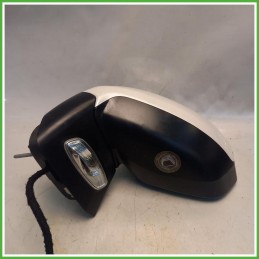 Specchio Specchietto Retrovisore Sinistro SX Bianco Peugeot 3008 1 Serie 2009-2013 Ficosa Ficomirrors Originale Usato