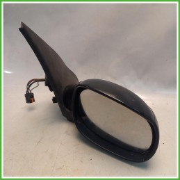 Specchio Specchietto Retrovisore Destro DX Nero Peugeot 206 2001-2009 Magneti Marelli Originale Usato