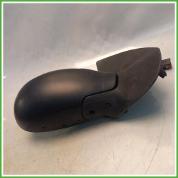 Specchio Specchietto Retrovisore Destro DX Nero Peugeot 206 2001-2009 Magneti Marelli Originale Usato