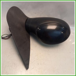 Specchio Specchietto Retrovisore Destro DX Nero Peugeot 206 2001-2009 Magneti Marelli Originale Usato