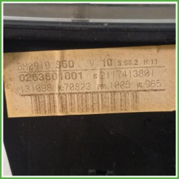 Quadro Strumenti Motometer 0263601001 Seat Arosa 6H1 1.0 6H0920860QX 1997-1999