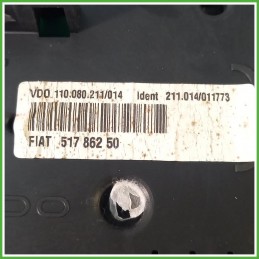 Quadro Strumenti Vdo 110.080.211/014 Lancia Ypsilon 2 Serie 1.2 Oro 51786249 2006-2010