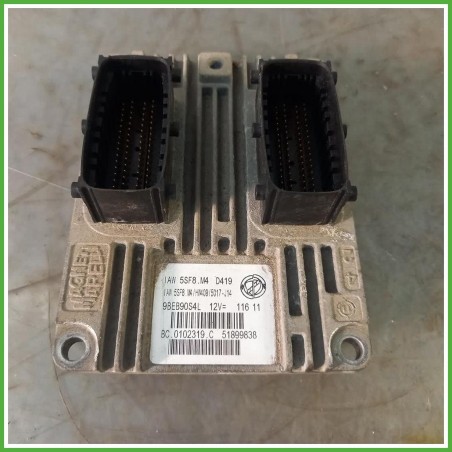 Centralina Motore Iniezione ECU Magneti Marelli IAW5SF8.M4 Fiat Panda 2 Serie 1.2 51899838 Benzina 2010-2011