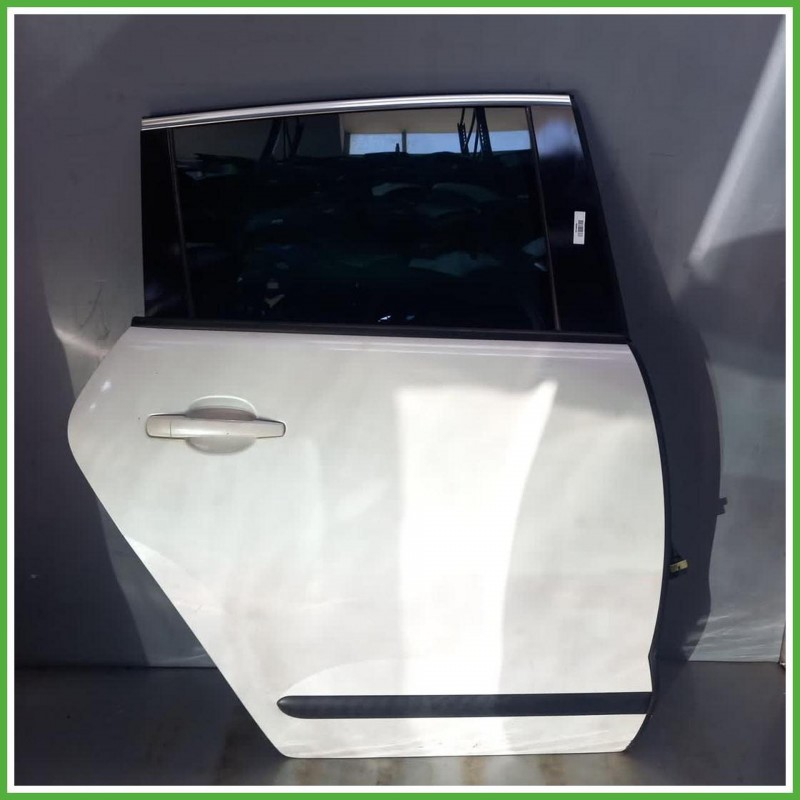 Porta Portiera Sportello Posteriore Destro DX Peugeot 3008 1 Serie Bianco Multispace 5 Porte 2009-2013 Originale Usato