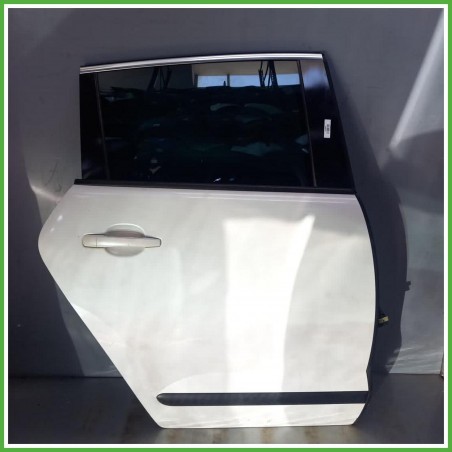 Porta Portiera Sportello Posteriore Destro DX Peugeot 3008 1 Serie Bianco Multispace 5 Porte 2009-2013 Originale Usato