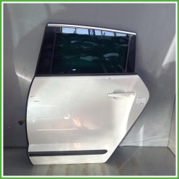 Porta Portiera Sportello Posteriore Sinistro SX Peugeot 3008 1 Serie Bianco Multispace 5 Porte 2009-2013 Originale Usato