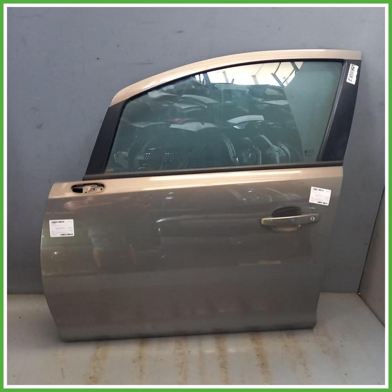 Porta Portiera Sportello Anteriore Sinistro SX Opel Corsa D Champagne Berlina 5 Porte 2011 Originale Usato