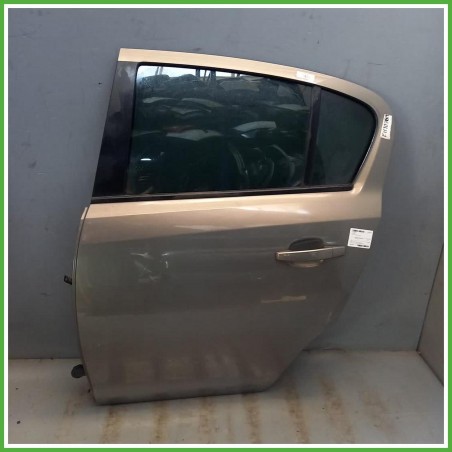 Porta Portiera Sportello Posteriore Sinistro SX Opel Corsa D Champagne Berlina 5 Porte 2011 Originale Usato