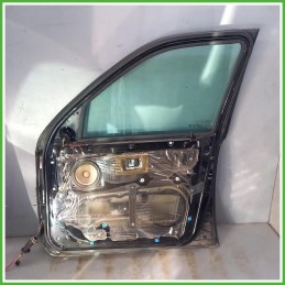 Porta Portiera Anteriore Destro DX Land Rover Freelander 1 Serie Nero Fuoristrada Lungo 5 Porte(4x4) 2003-2006 Originale Usato