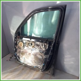Porta Portiera Anteriore Destro DX Land Rover Freelander 1 Serie Nero Fuoristrada Lungo 5 Porte(4x4) 2003-2006 Originale Usato