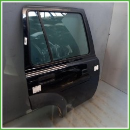 Porta Portiera Posteriore Destro DX Land Rover Freelander 1 Serie Nero Fuoristrada Lungo 5 Porte(4x4) 2003-2006 Originale Usato