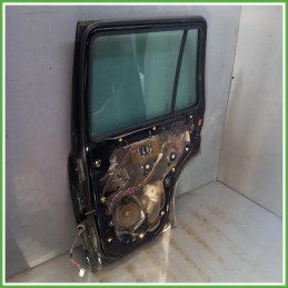 Porta Portiera Posteriore Destro DX Land Rover Freelander 1 Serie Nero Fuoristrada Lungo 5 Porte(4x4) 2003-2006 Originale Usato