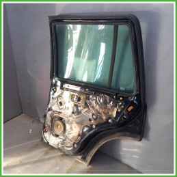 Porta Portiera Posteriore Destro DX Land Rover Freelander 1 Serie Nero Fuoristrada Lungo 5 Porte(4x4) 2003-2006 Originale Usato
